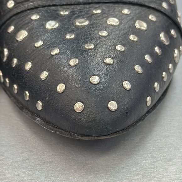 Lanvin Black Studded Ankle Boots - Picture 11 of 12